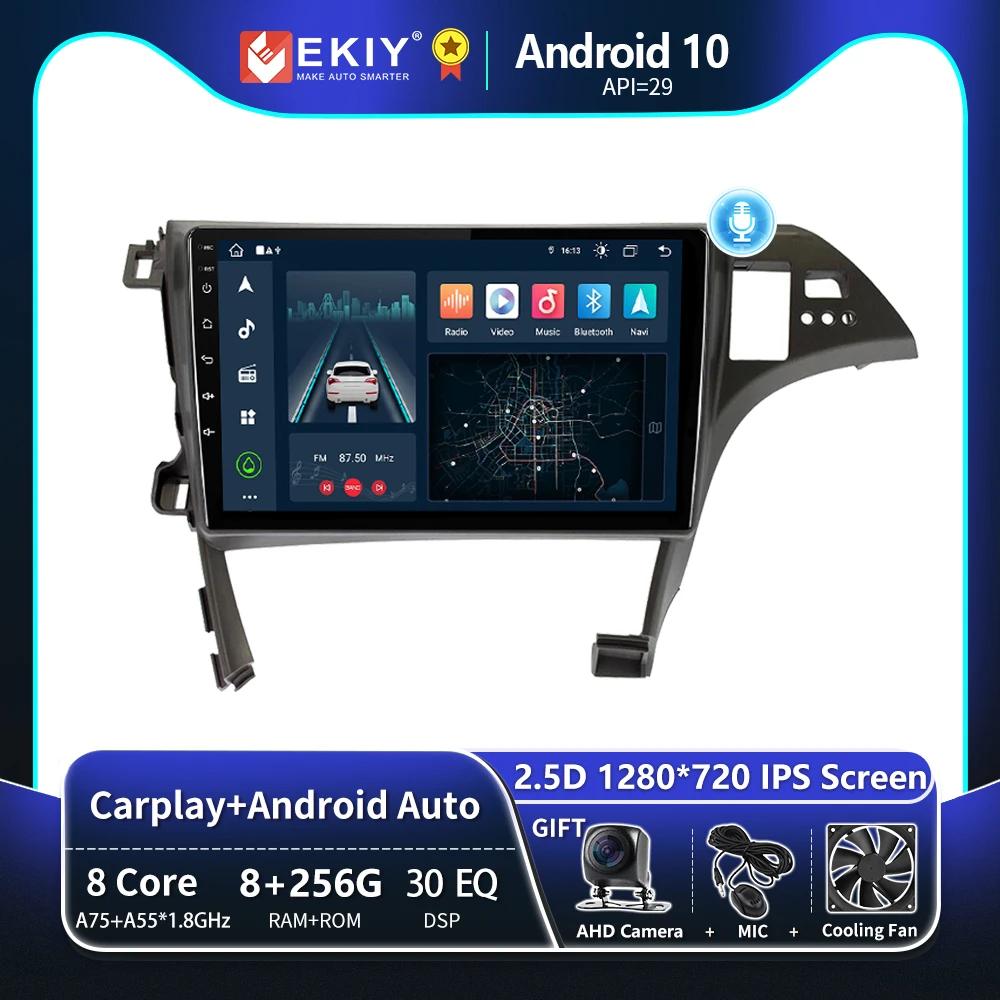 EKIY T8 8G 256G For Toyota Prius XW30 2009 2010 2011 2012 2013 2014 2015 Car Radio Multimedia system Tape recorder N